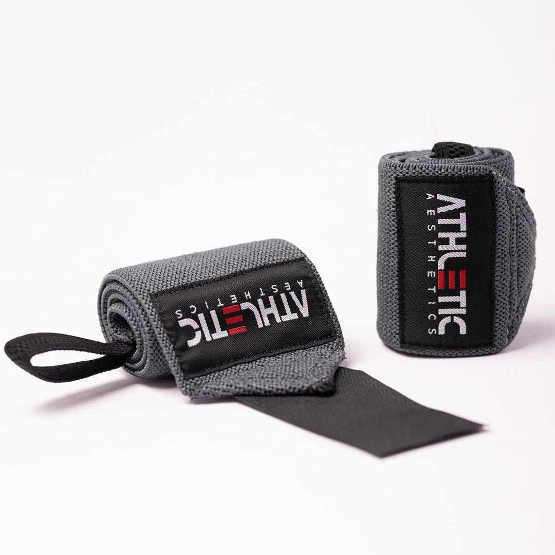 ATHLETIC AESTHETICS Handgelenk Bandagen Fitness - Wrist Wrap (45 cm im Paar) Handgelenkbandage für K