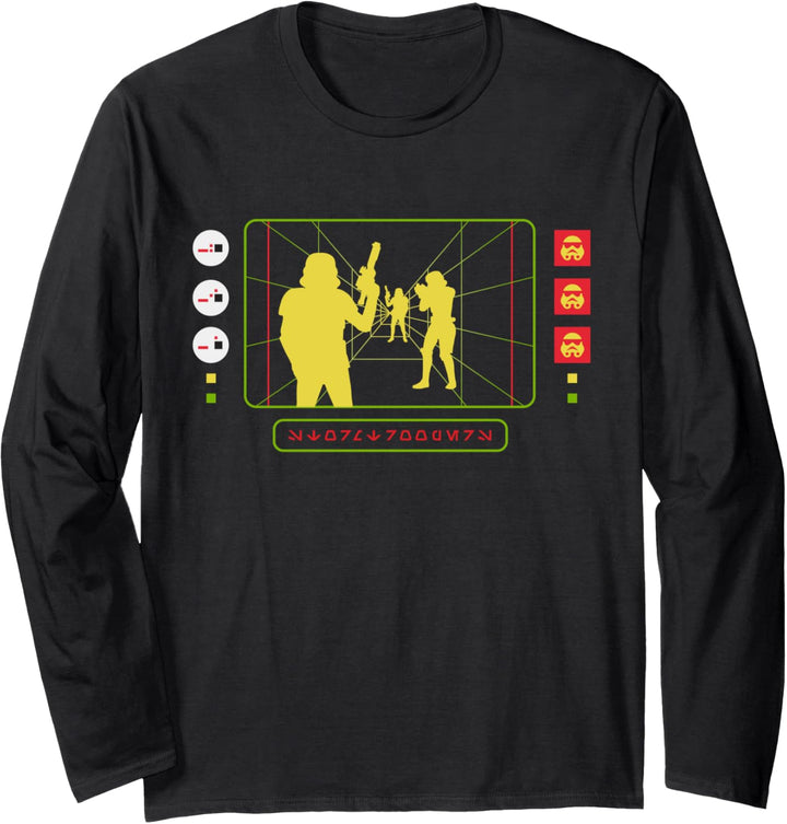 Star Wars Screen Troopers Ahead Langarmshirt