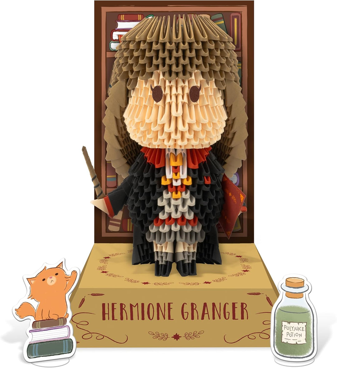 Creagami Harry Potter 3178792 Origami 3D, Papierskulptur Hermine Granger, Bastelset für Erwachsene u