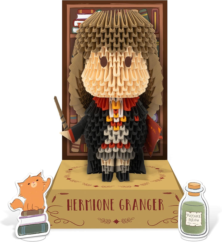 Creagami Harry Potter 3178792 Origami 3D, Papierskulptur Hermine Granger, Bastelset für Erwachsene u
