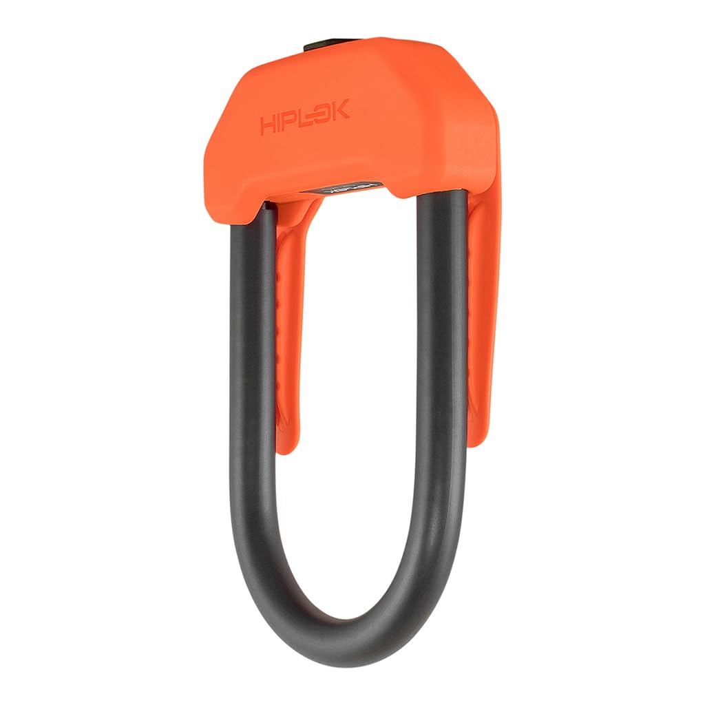 Hiplok DX, Bügelschloss, Unisex Schliessbereich: 15cm x 8.5cm Orange, Schliessbereich: 15cm x 8.5cm
