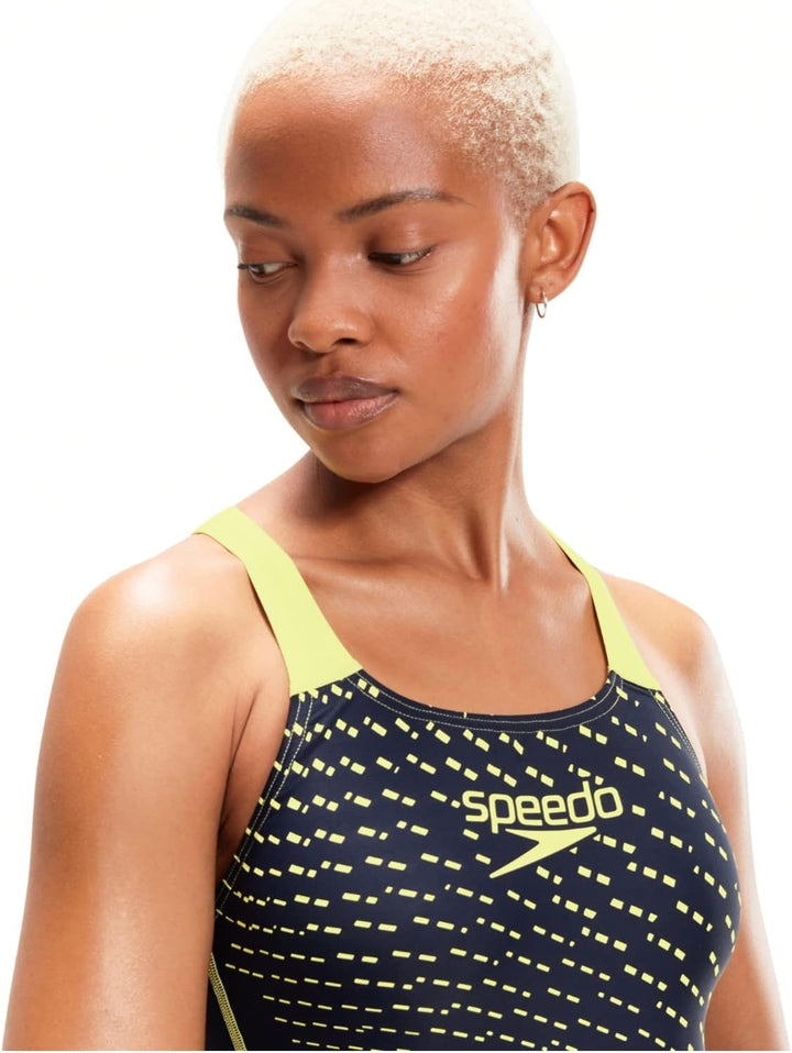 Speedo Medley Logo MDLT AF Black/GREE 36 Dunkelblau, 36 Dunkelblau