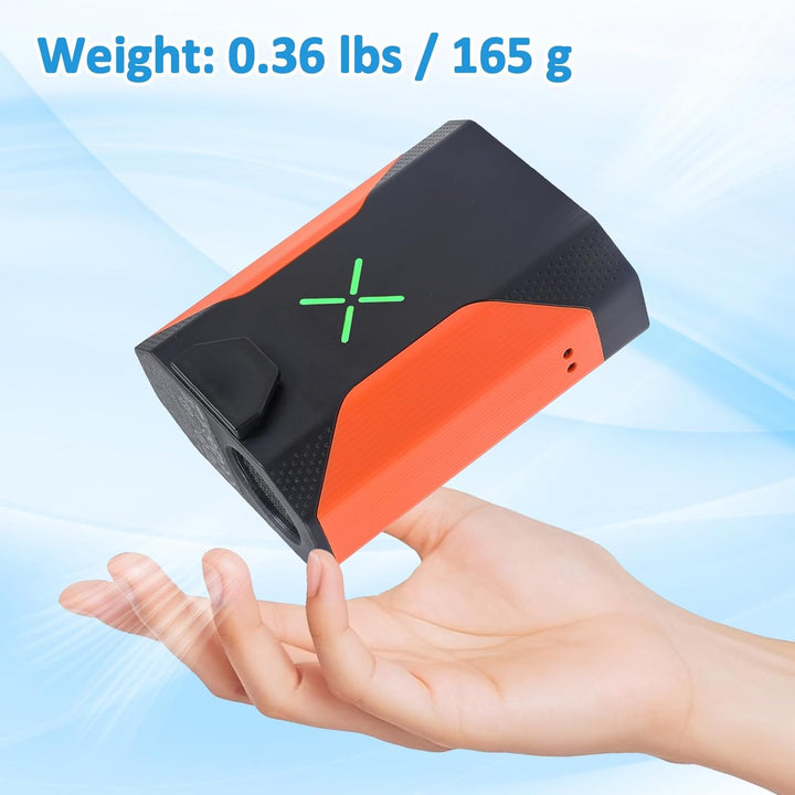 Uplayteck Taillen Clip Ventilator Mini, 100 Geschwindigkeiten, 165g, leicht und tragbar, 36000 U/min