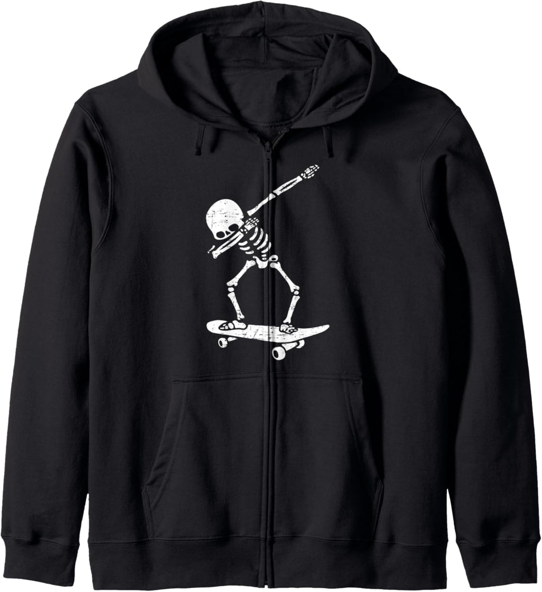Dabbing Skelett SKATEBOARD T-Shirt Dab Skate Halloween Kapuzenjacke