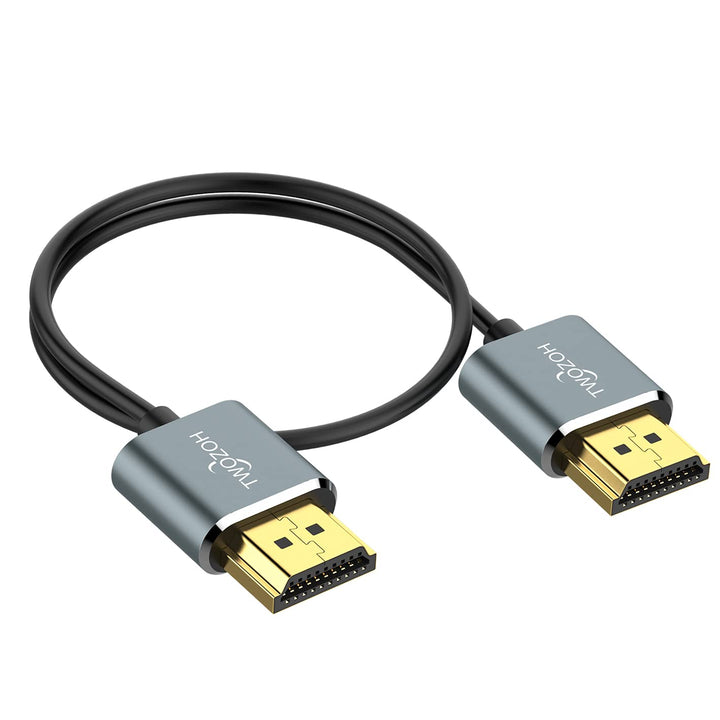Twozoh Ultradünnes HDMI zu HDMI Kabel 10M,Hyper Slim HDMI 2.0 Kabel,Extrem Flexibles 4K HDMI Kabel,u