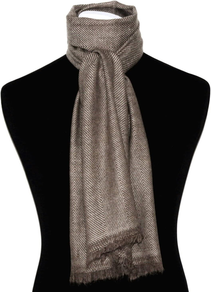 Lorenzo Cana Herrenschal 100% Kaschmir, 30 cm x 180 cm, flauschig leicht Kaschmirschal Kaschmirtuch