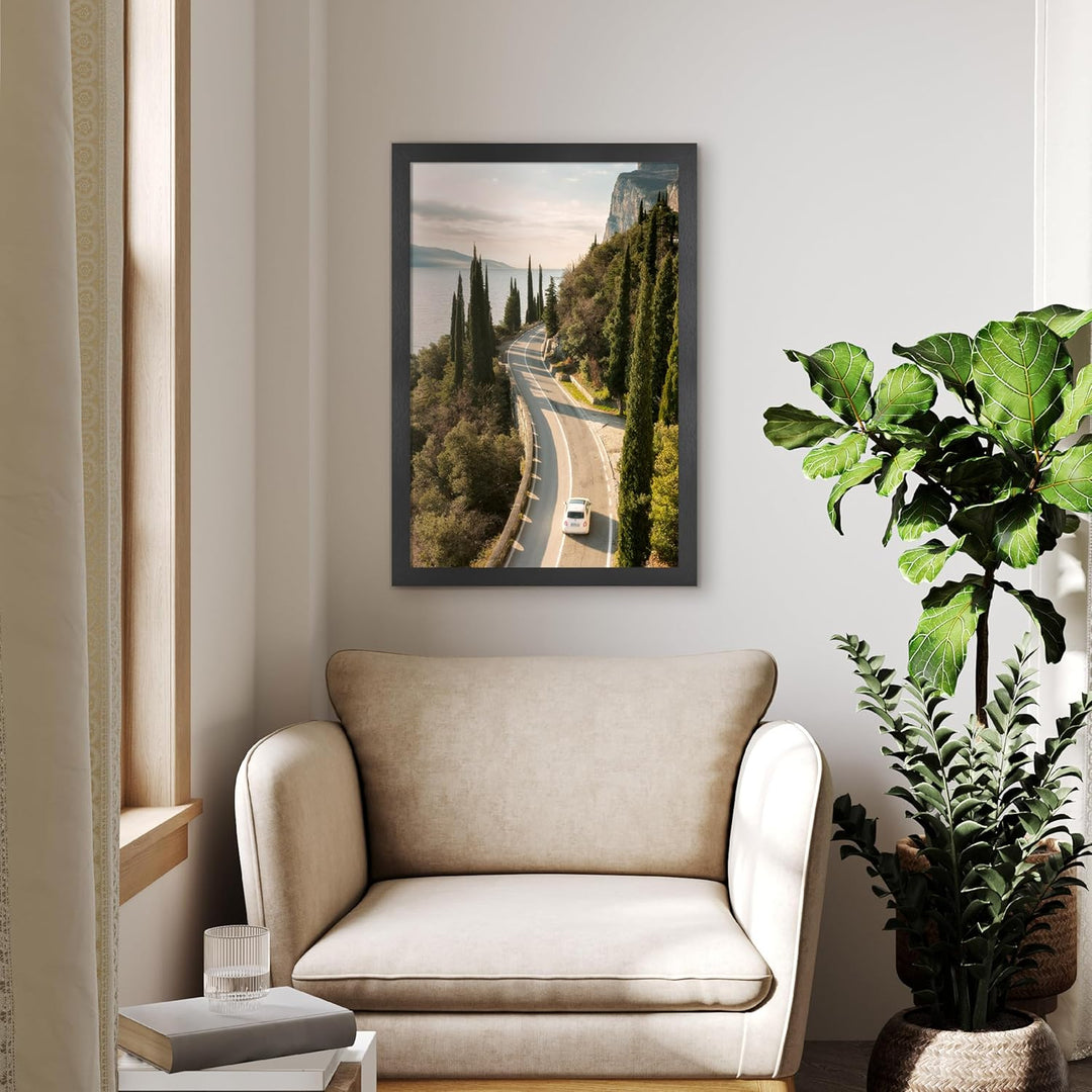 MCS Studio Galerierahmen Rahmen, Schwarz Holz-Optik, 16 x 24 in Schwarz Holz-optik 16 x 24 in Einzel