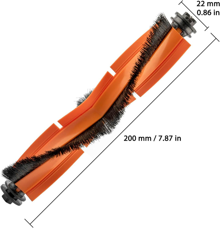 (2 Stück) X20+ Ersatz rollenbürsten kompatibel mit Xiaomi X20+/ X20 Plus/ 1S/ S20 plus/ S20+/ X10+/