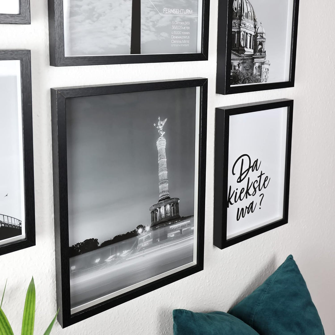 Berlin Poster - Wohnzimmer Bilder Set für Berliner - Geschenk Idee zum Einzug/Umzug - Hauptstadt - o