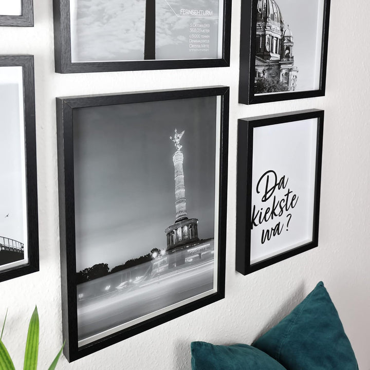 Berlin Poster - Wohnzimmer Bilder Set für Berliner - Geschenk Idee zum Einzug/Umzug - Hauptstadt - o