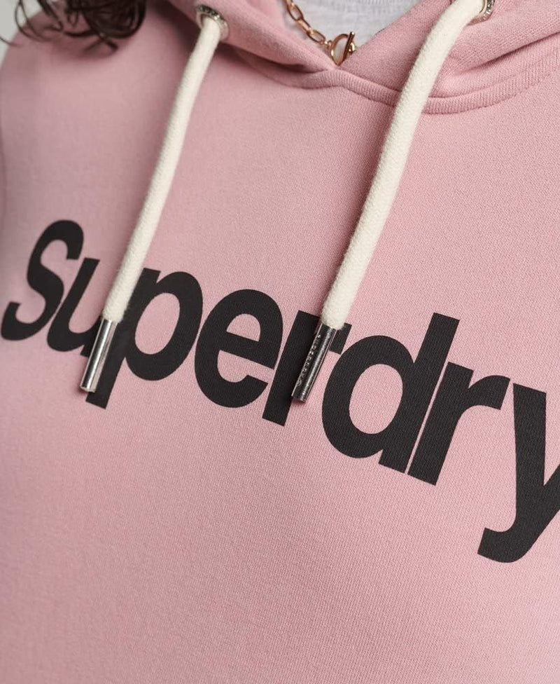 Superdry Damen Hoodie rosa (as3, Alpha, x_s, Regular, Regular)