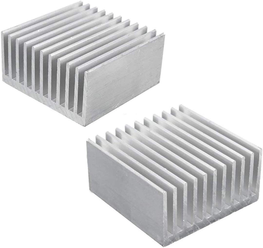 Aluminium-Chipsatz Kühlkörper Kühlkörper Kühlkörper Kühlflosse Silber für CPU LED Power Active Kompo