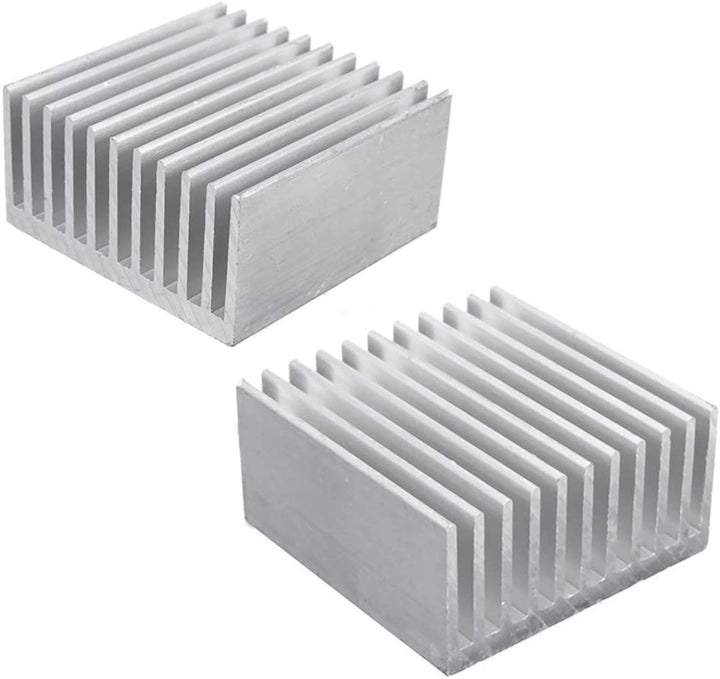 Aluminium-Chipsatz Kühlkörper Kühlkörper Kühlkörper Kühlflosse Silber für CPU LED Power Active Kompo