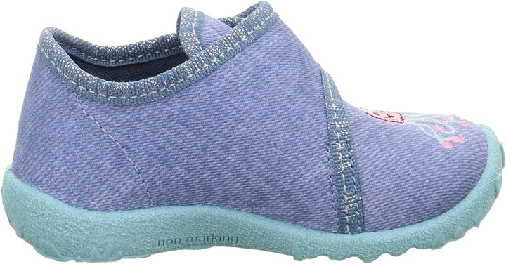 Superfit Mädchen Spotty Hausschuh 18 EU Hellblau 8420, 18 EU Hellblau 8420