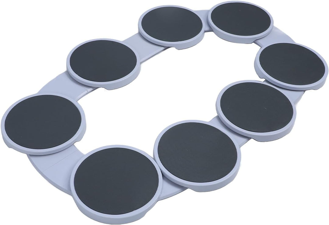 Lazy Susan Drehteller-Tablett, um 360 Grad Drehbarer Esstisch-Drehteller, Tragbares Rotierendes Lebe