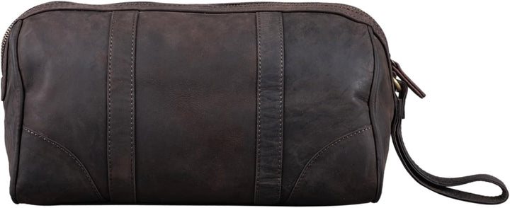 STILORD 'Charles' Kulturtasche Leder Gross Vintage Design für Herren und Damen Kulturbeutel Waschtas