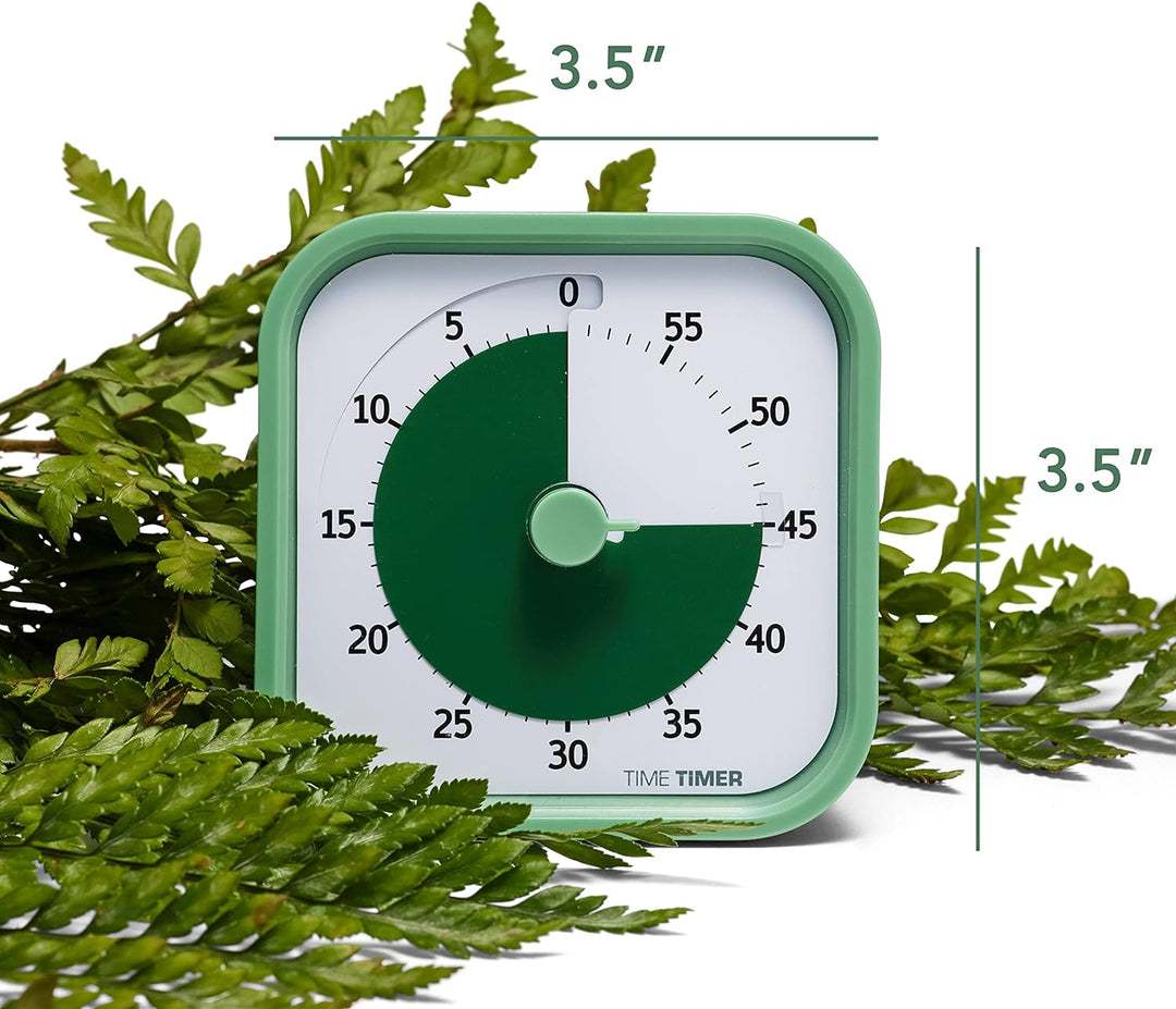 TIME TIMER Home MOD – 60-Minuten-Visual Timer für Kinder – Homeschool Supplies Study Tool, für Kinde