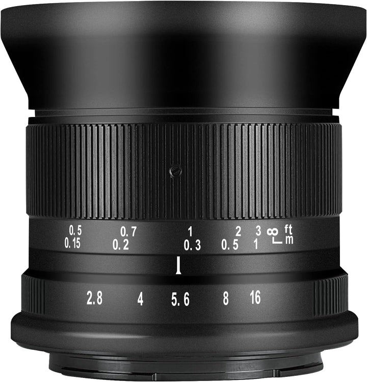 7artisans 12 mm F2.8 Mark Ⅱ Ultra-Weitwinkel APS-C Manueller Fokus Prime Objektiv kompatibel für Son