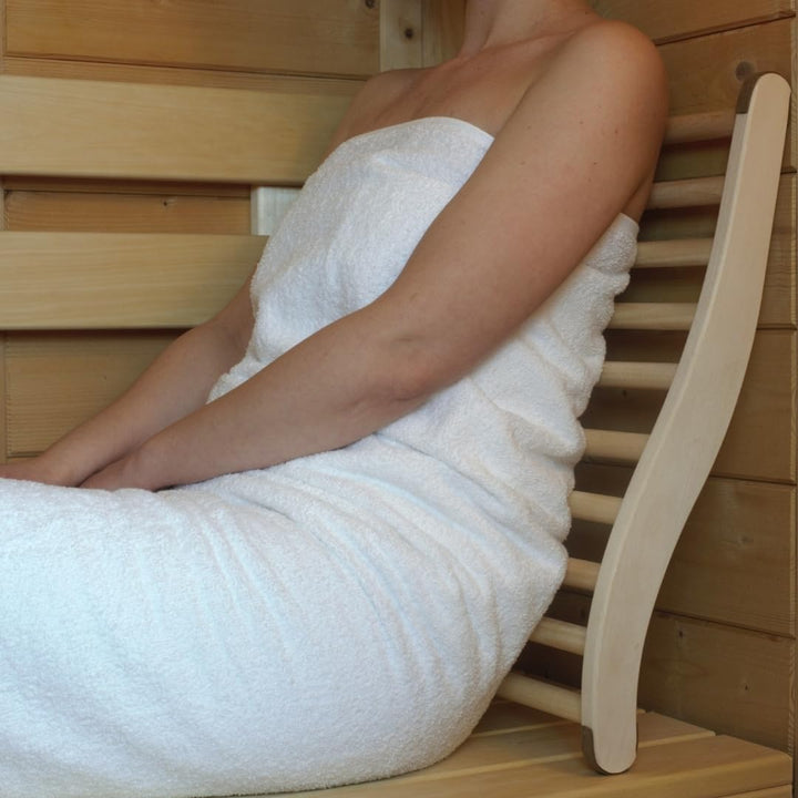 HOFMEISTER® Sauna-Set: Ergonnomische Rückenlehne, Kopfstütze &amp; Beinstütze – Wellness-Geschenkset für