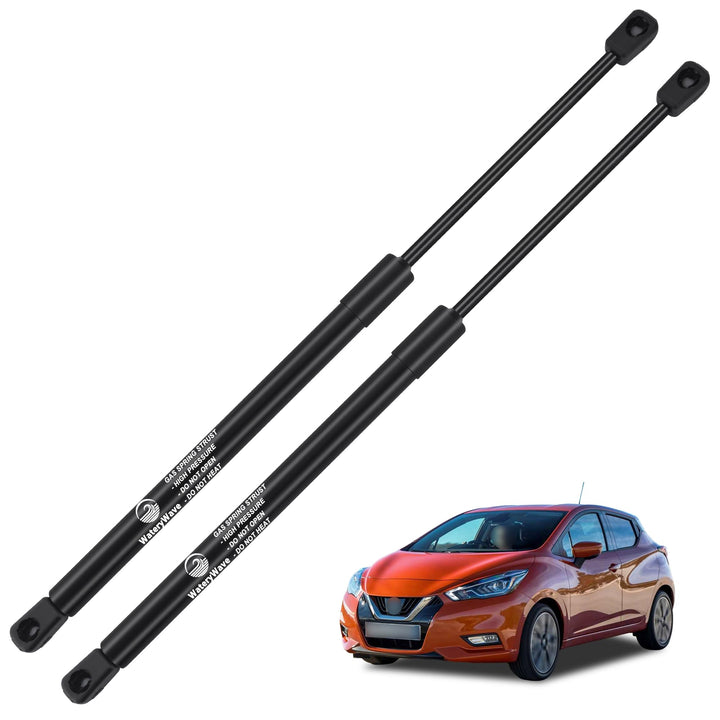 2X Heckklappendämpfer für Nissan Micra Mk5 (K14) 2016-2022 Gasdruckdämpfer 420N Schwarz Gasfeder Hec