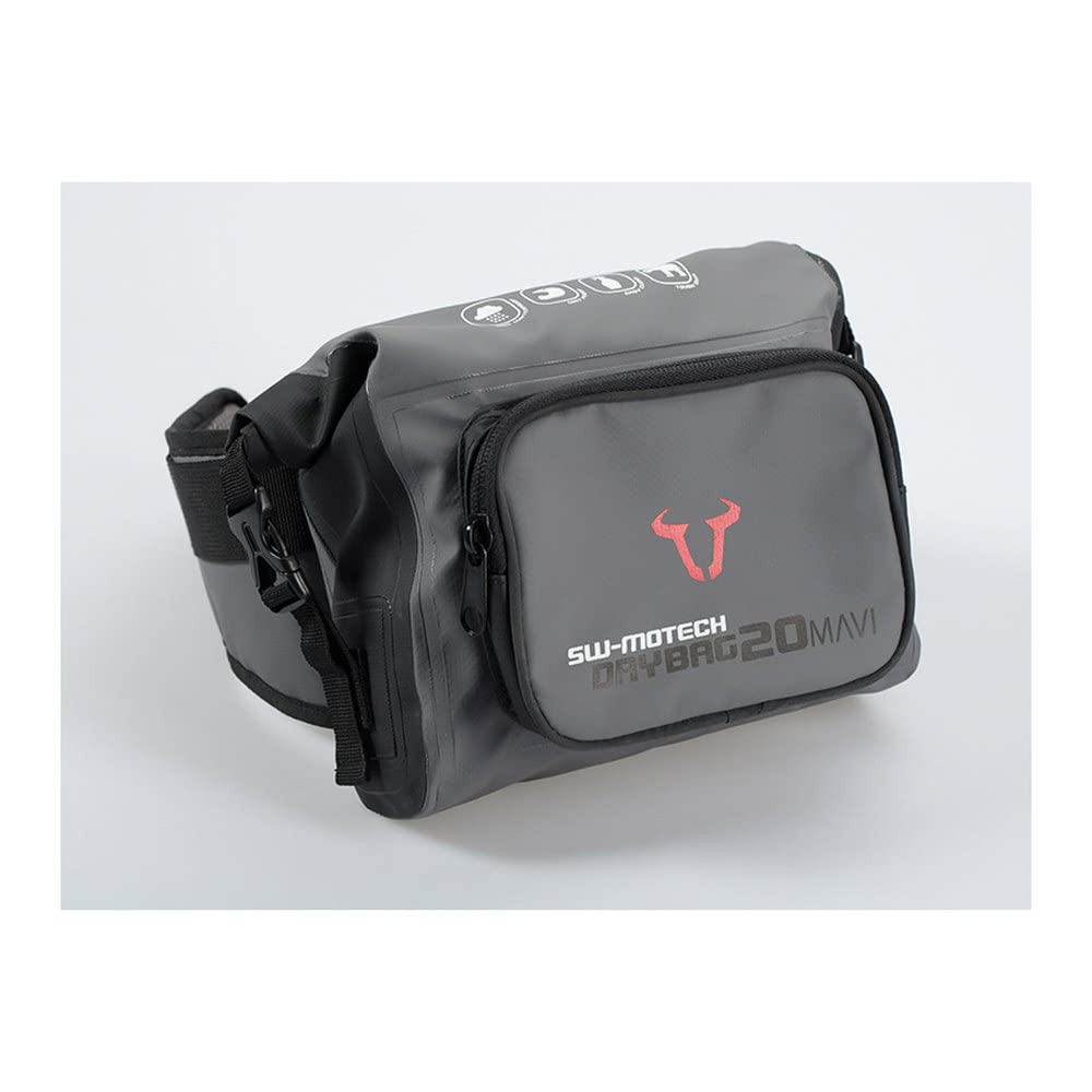 SW-MOTECH Drybag 20 Gürteltasche 2L, Grau/Schwarz, Wasserdicht