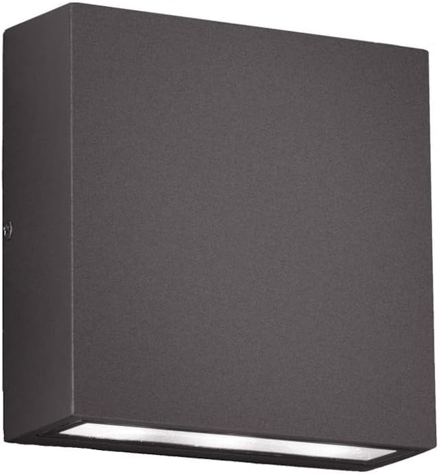 Trio Leuchten LED Aussenleuchte Thames 229360242, Aluminium anthrazit, 2 x 3 Watt, Breite 14cm Anthr