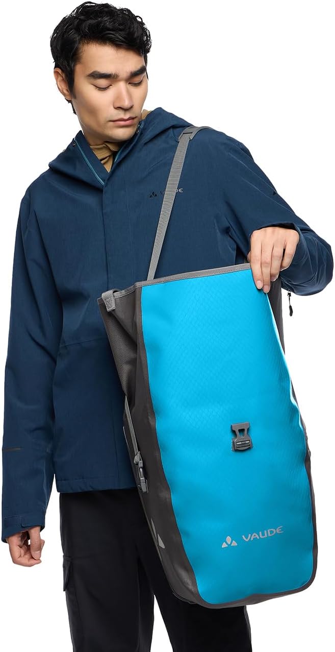 VAUDE Fahrradtaschen für Gepäckträger Aqua Back 2x24L, 2 x Hinterradtaschen wasserdicht, Fahrrad Gep