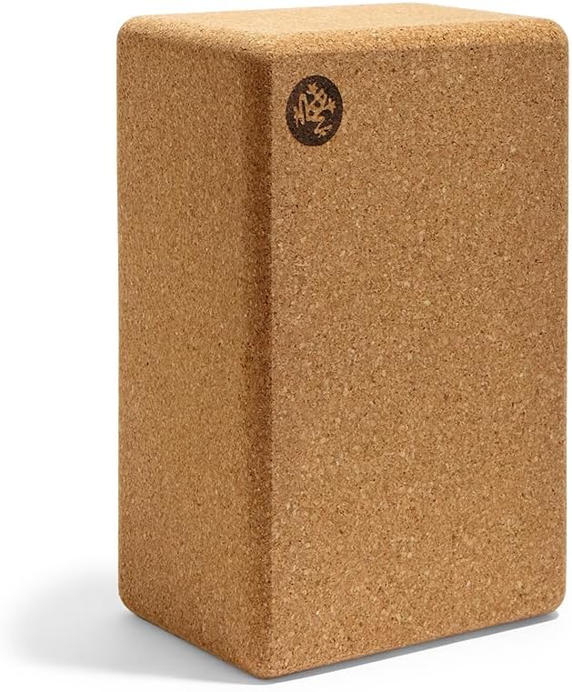 Manduka Unisex-Erwachsene Cork Yoga-Block 4" x 6" x 9", 4" x 6" x 9"