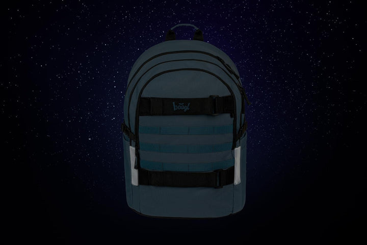 Baagl Schulrucksack für Jungen Mädchen Teenager - Skateboard Rucksack - Kinderrucksack mit Laptopfac