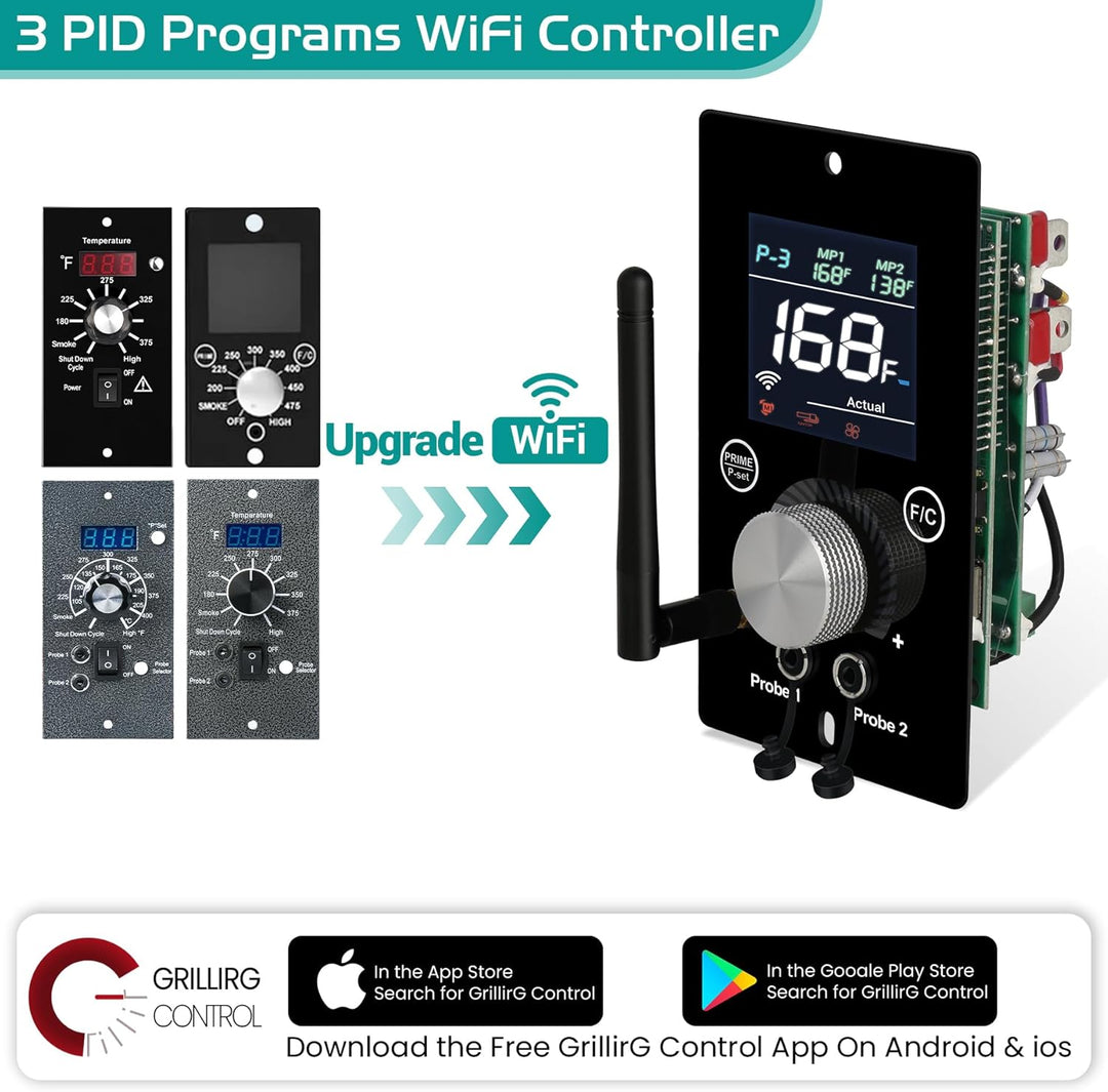 Universal WiFi PID Digital Thermostat für Traeger Control Panel Ersatz für Pit Boss Controller für A