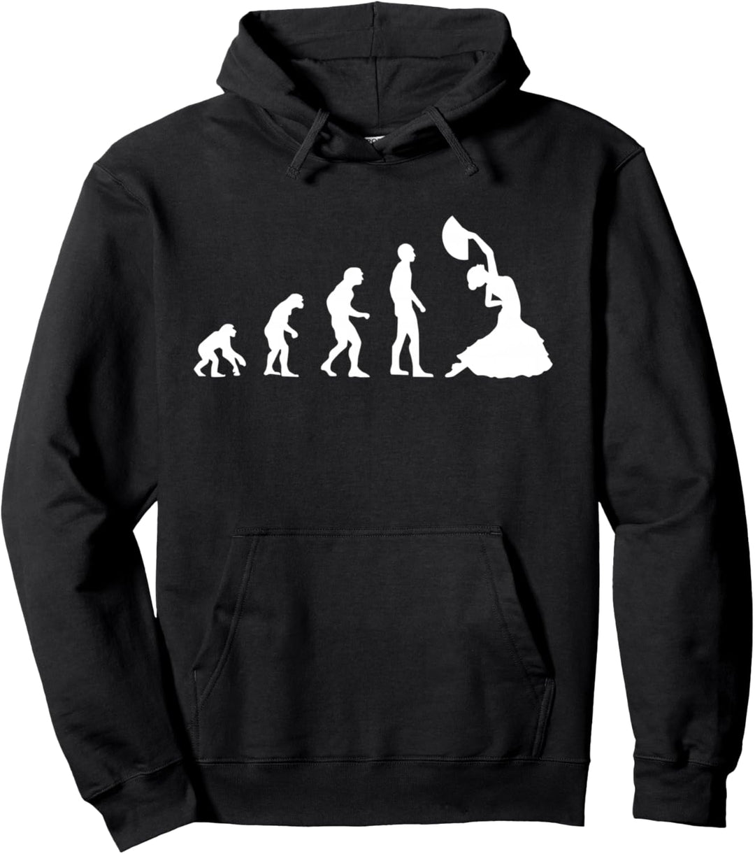 Flamenco Tanz Evolution Tanzen Musik Spanien Flamenco Kostüm Pullover Hoodie