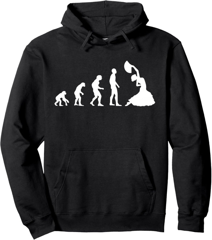 Flamenco Tanz Evolution Tanzen Musik Spanien Flamenco Kostüm Pullover Hoodie