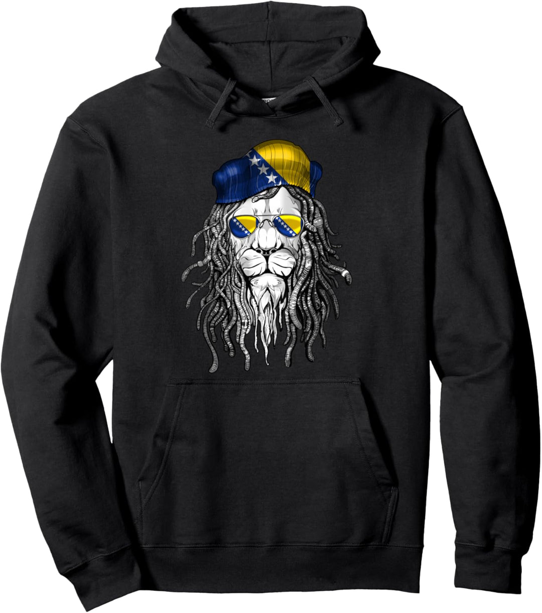 Bosnier Motorrad Fahrer Biker Bosnien und Herzegowina Pullover Hoodie