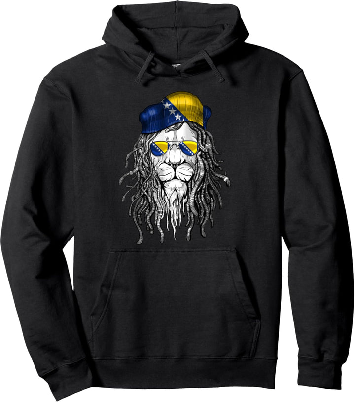 Bosnier Motorrad Fahrer Biker Bosnien und Herzegowina Pullover Hoodie