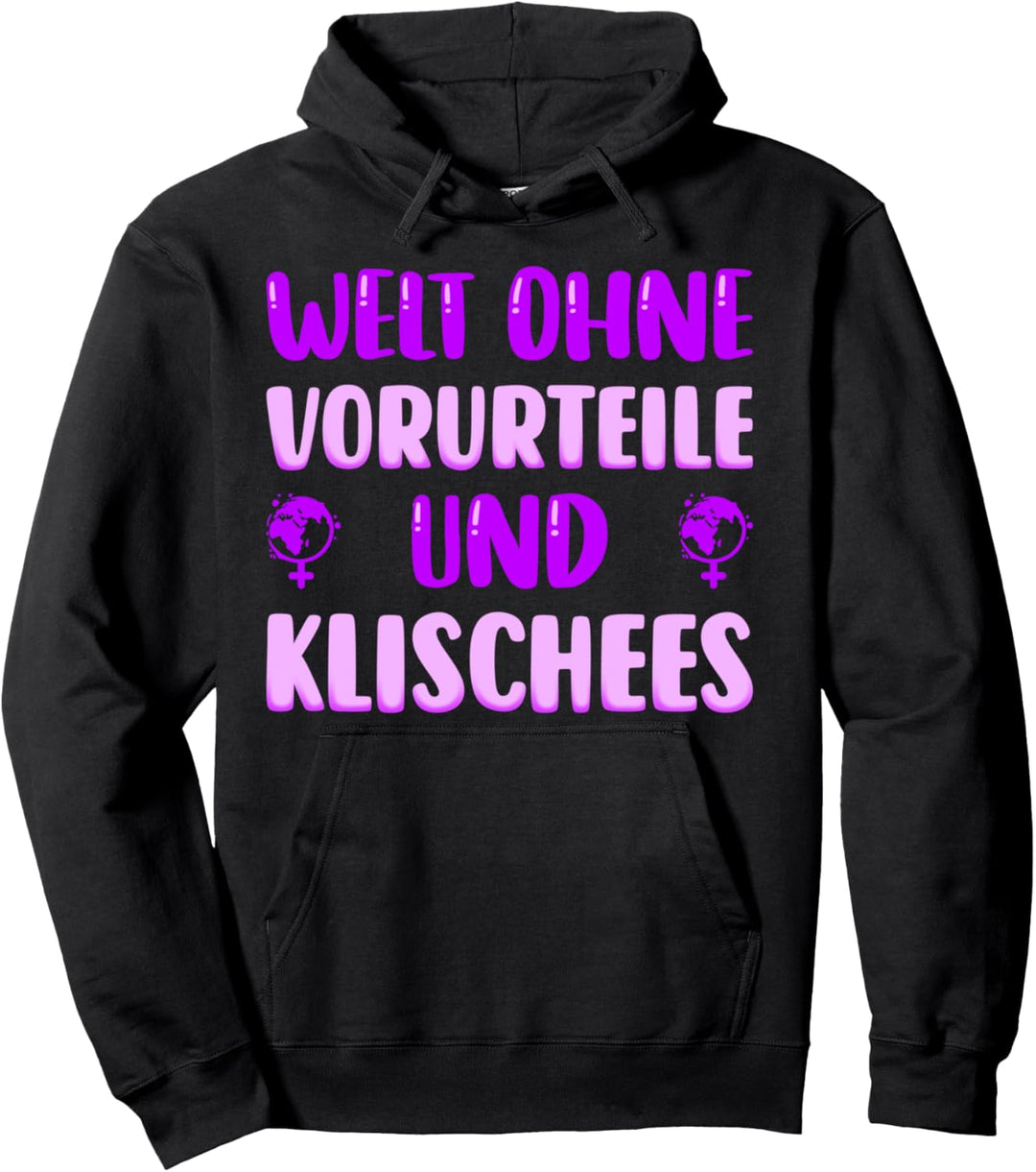 Frauentag Vorurteile, Klischees, Frauenpower, Feministinnen Pullover Hoodie