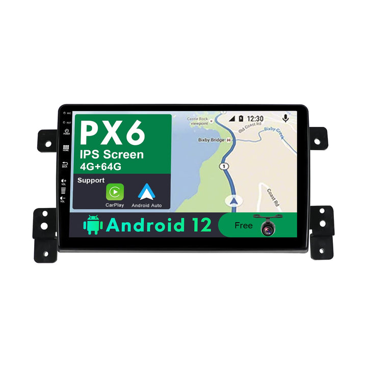 JOYX PX6 Android 12 IPS Autoradio Passt für Suzuki Grand Vitara (2005-2015) - [4G+64G] - Rückfahrkam