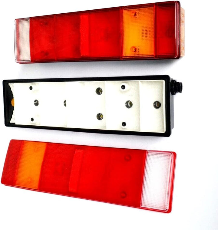 2 x Rücklichter, 12 V, 24 V, PIN AMP 1,5 LKW, Anhänger Chassis