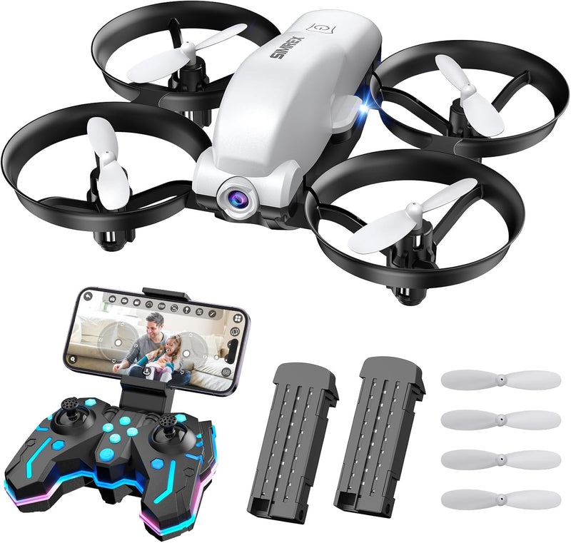 SIMREX X700 Drohne mit 720 HD Kamera, WiFi FPV Live Video, 6-Achsen RC Quadcopter, Headless-Modus, O