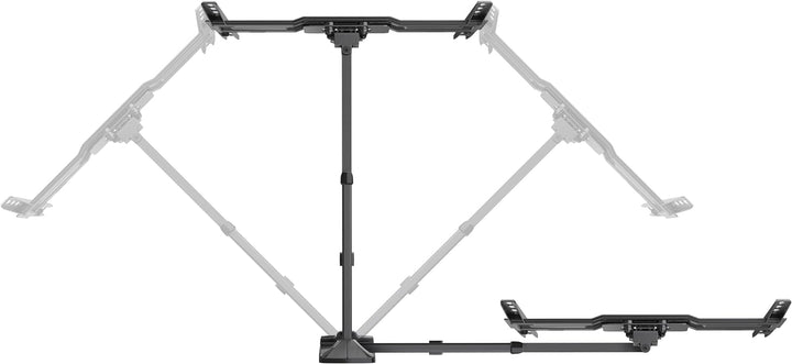 Meliconi Slimstyle Plus 400SDR, Doppelarm-Wandhalterung für Flachbildfernseher von 40'' bis 82'', ho