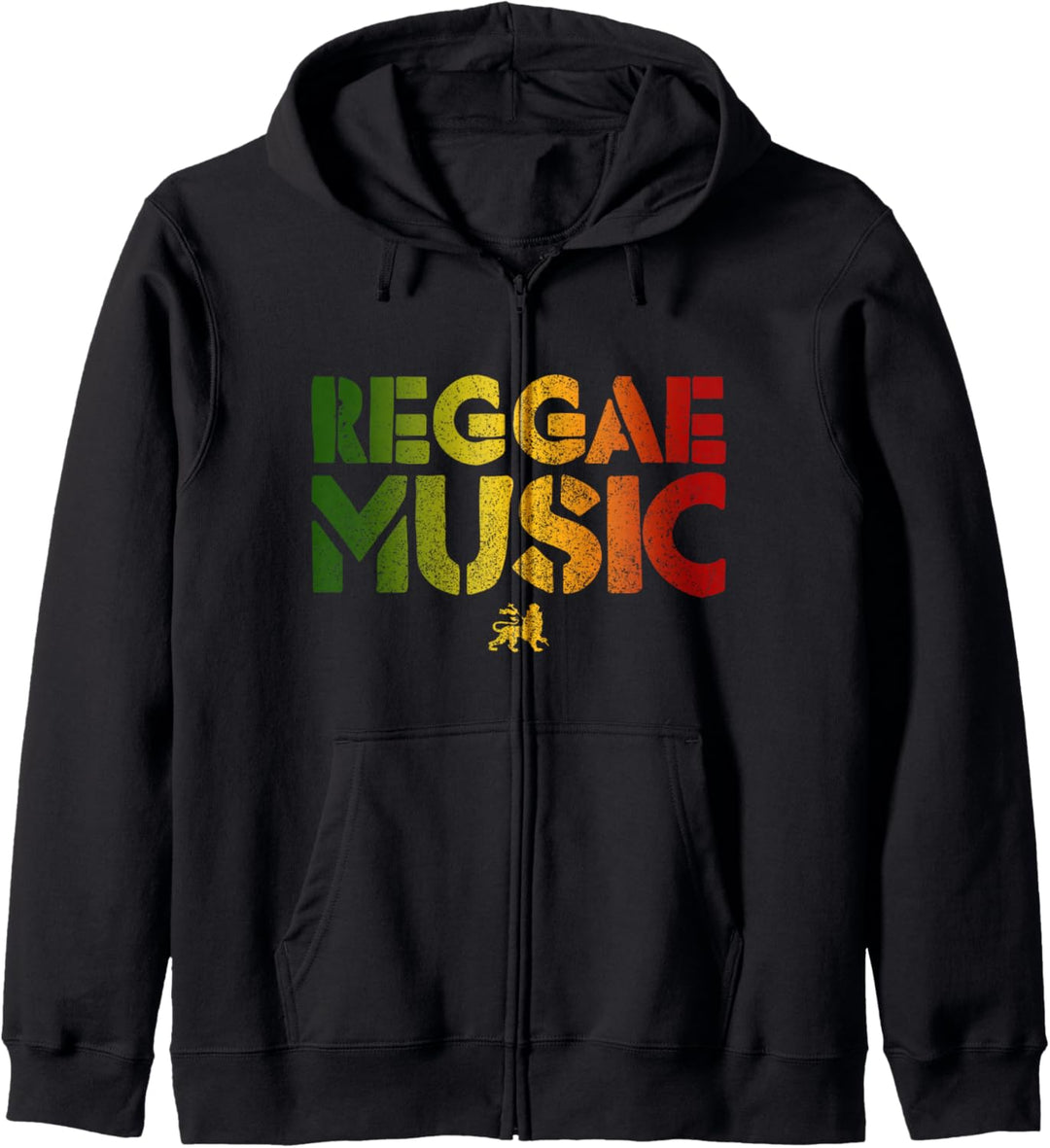 Reggae Musik Rastafari Rasta Jamaika Geschenk Kapuzenjacke