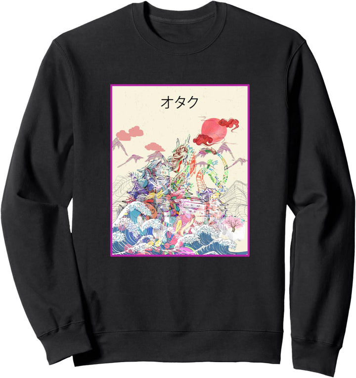 Aesthetic Vaporwave Synthwave Japan Anime Retro Lofi Sweatshirt