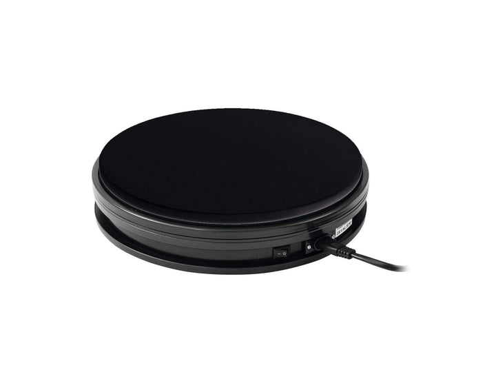 EUROPALMS Drehteller 25cm bis 25kg schwarz | Rotierender Teller als Träger