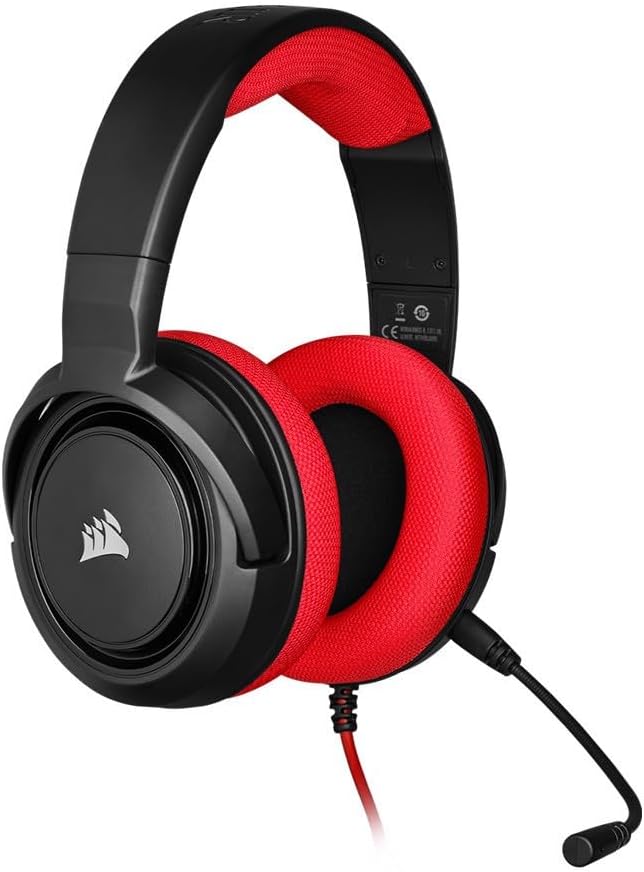 CORSAIR HS35 Stereo Gaming-Headset, Rot, Rot