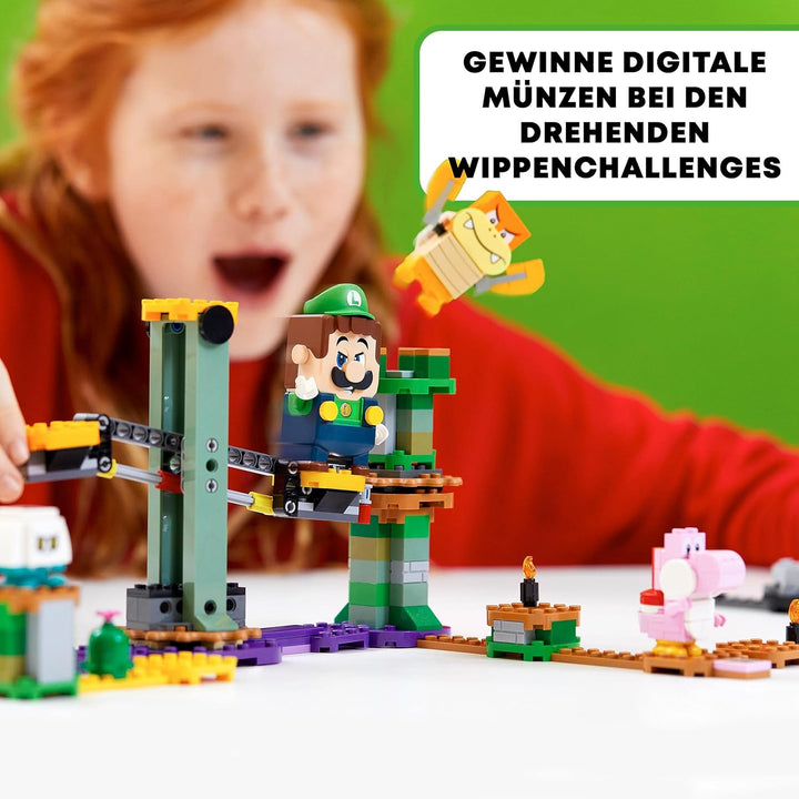 LEGO 71387 Super Mario Abenteuer mit Luigi – Starterset, Spielzeug mit Einer interaktiven Figur, mod