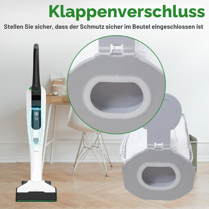 7 Stück Staubsaugerbeutel für Vorwerk Kobold VK7 Akku-Staubsauger, Kobold FP7 Premium Filtertüten Er