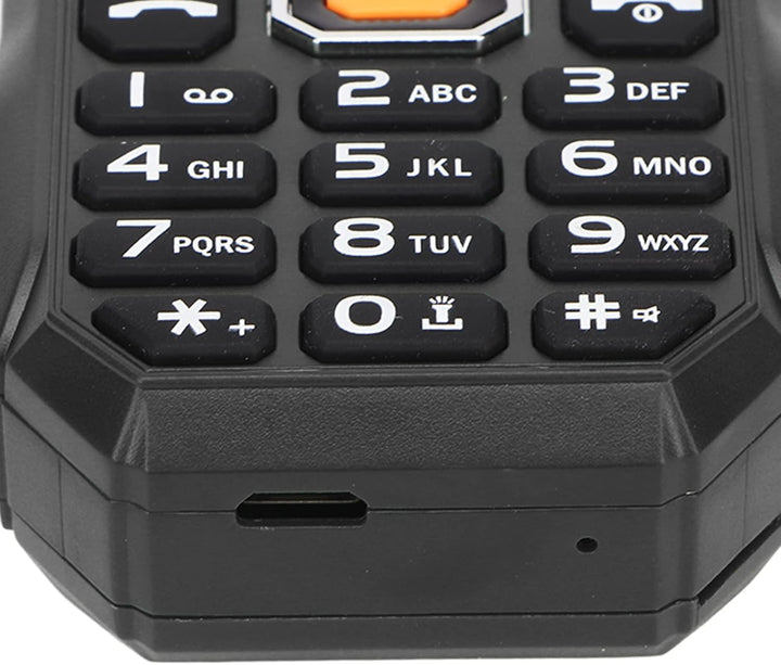 W2021 1,8 Zoll Senioren Handy, Wasserdichtes, Staubdichtes Anti Vibrations Handy mit Grosser Hupe fü