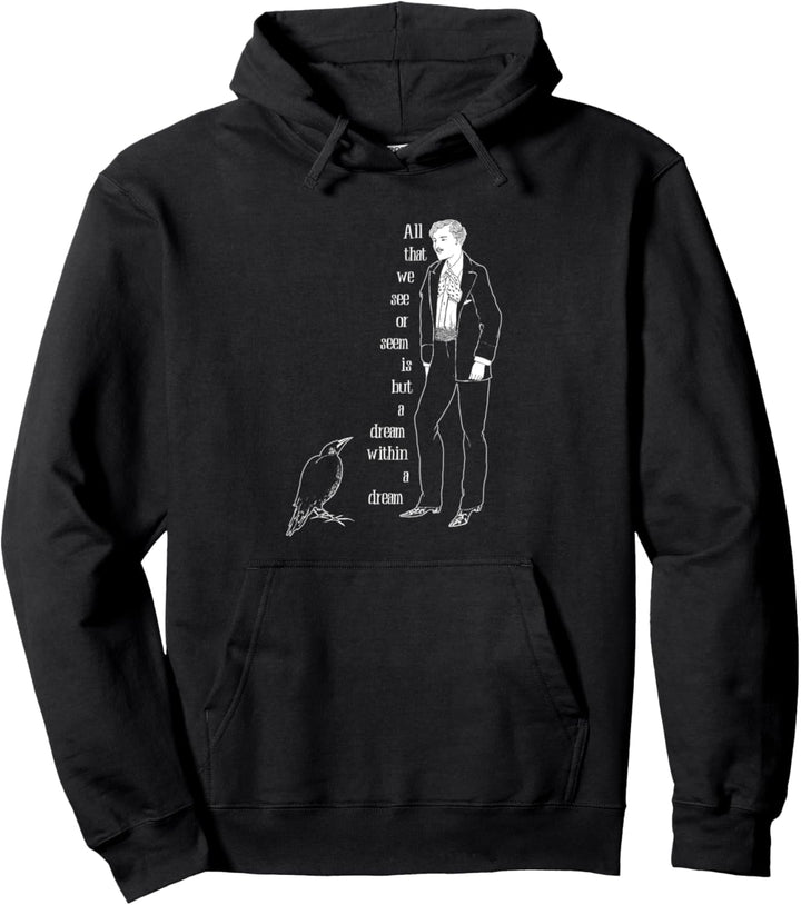 Edgar Allan Poe Traumrabe Pullover Hoodie