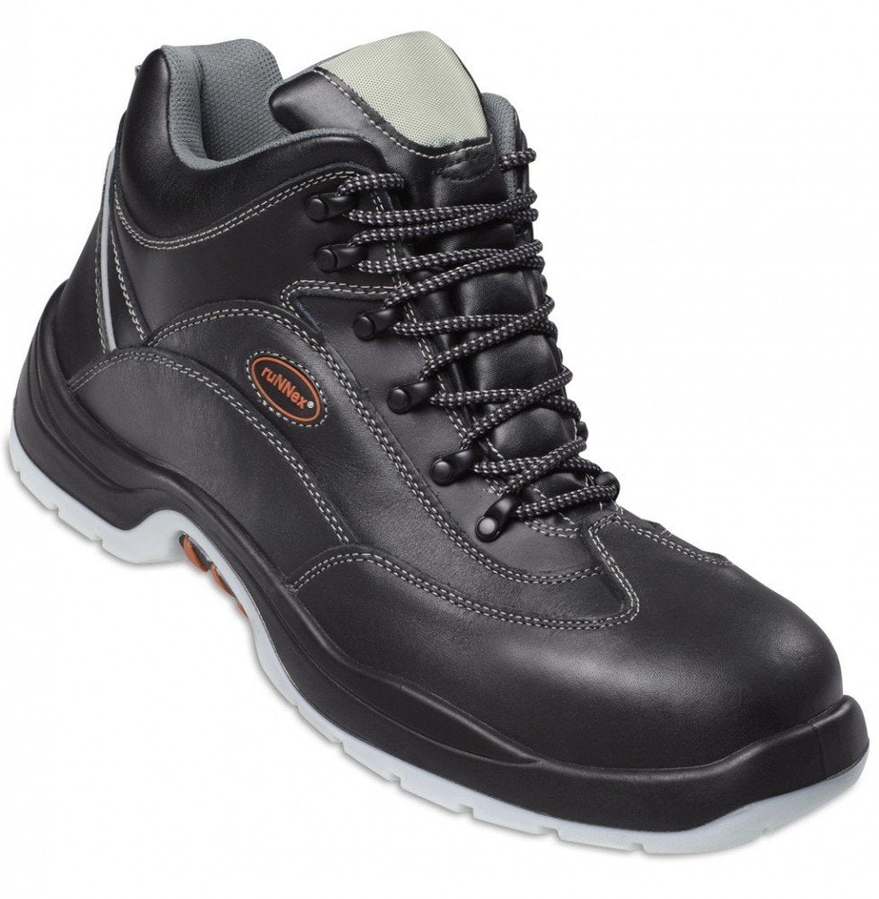 ruNNex Sicherheitshochschuhe S3 TeamStar Halbstiefel BGR 191, Grösse 49, schwarz, 5301 49 EU, 49 EU