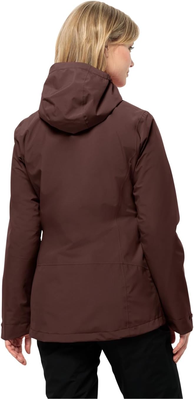 Jack Wolfskin Damen Moonrise 3in1 Jkt W Jacket XS dark maroon, XS dark maroon