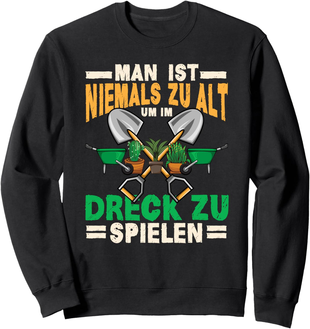 Hobbygärtner Motiv mit lustigen Spruch, Witziges Garten Sweatshirt